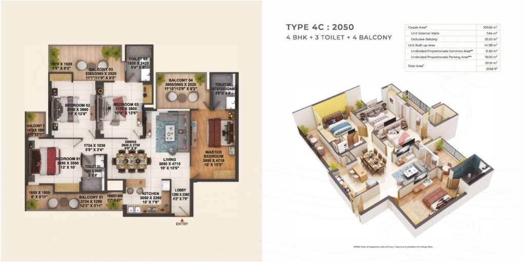 Fusion Rivulet Sector 12 Noida Extension Layout